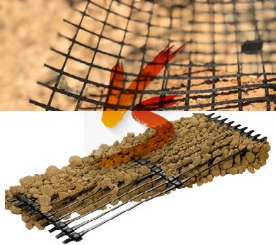 HDPE or Polyester Uniaxial Geogrids in Retaining Wall？